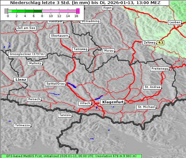 Niederschlag, 13. 1. 2026