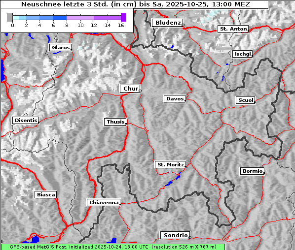 Neuschnee, 25. 10. 2025