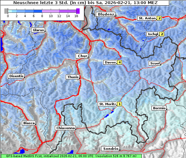 Neuschnee, 21. 2. 2026