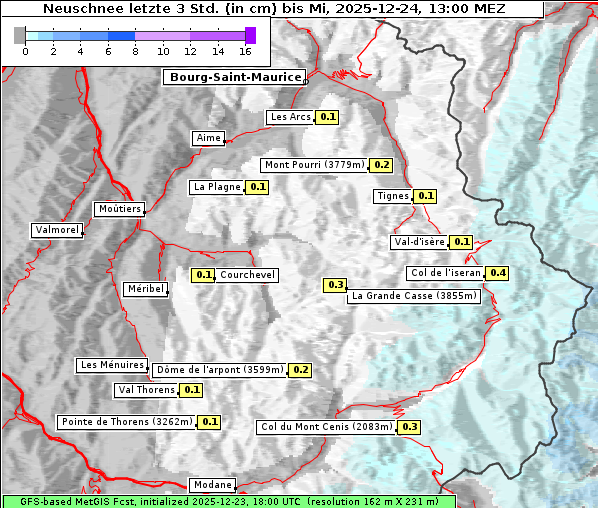 Neuschnee, 24. 12. 2025