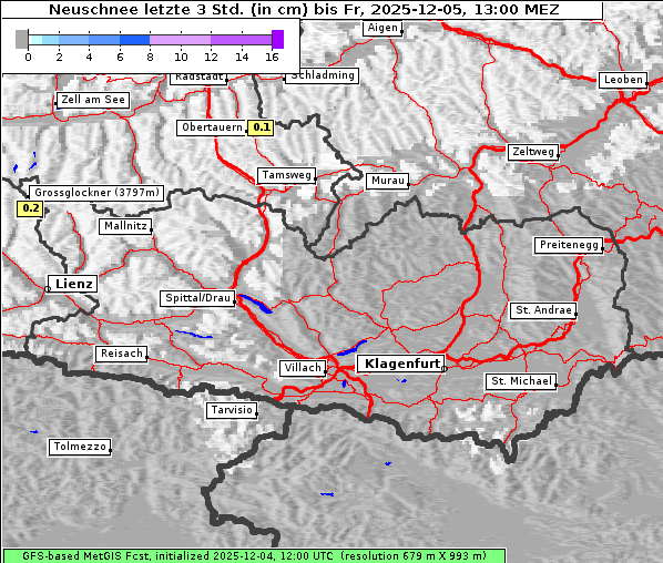 Neuschnee, 5. 12. 2025