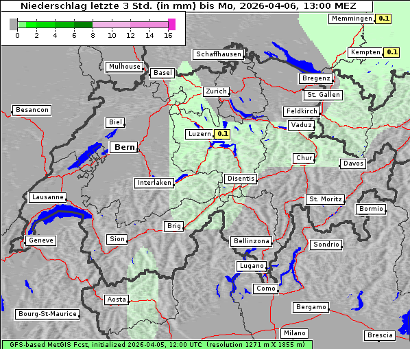 Niederschlag, 6. 4. 2026