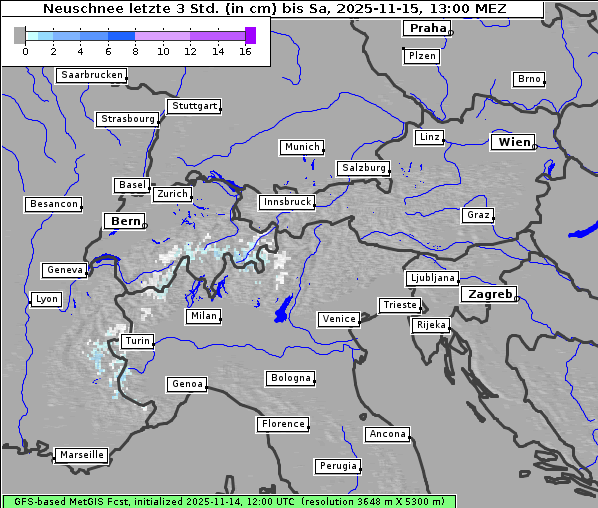 Neuschnee, 15. 11. 2025