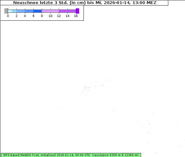 Neuschnee, 14. 1. 2026