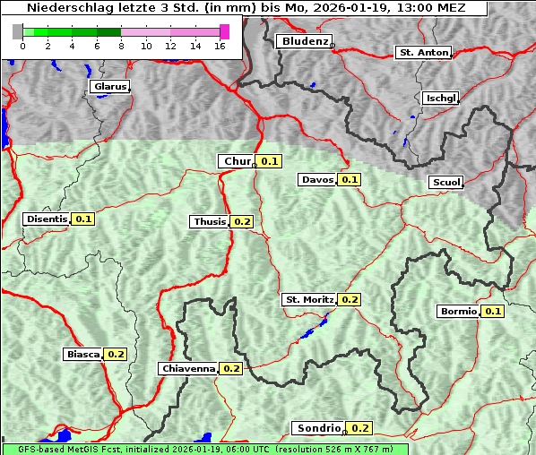 Niederschlag, 19. 1. 2026