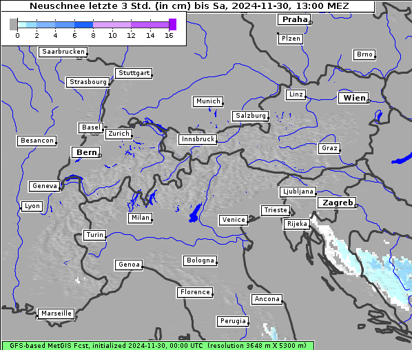 Neuschnee, 30. 11. 2024