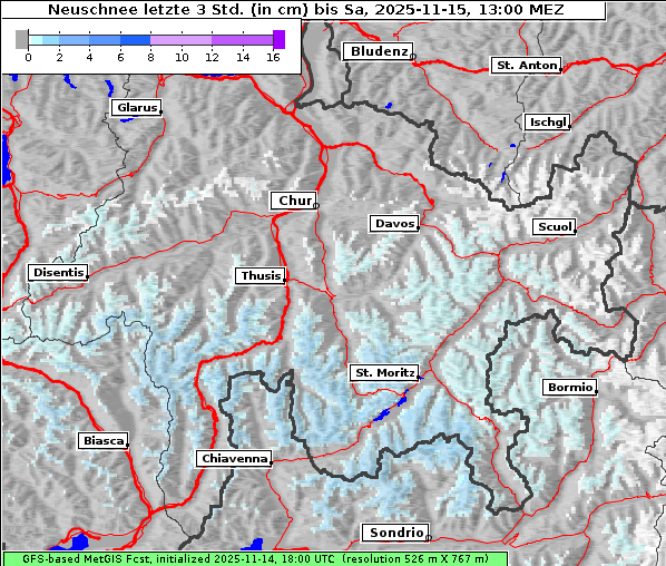 Neuschnee, 15. 11. 2025