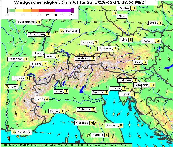 Wind, 24. 5. 2025