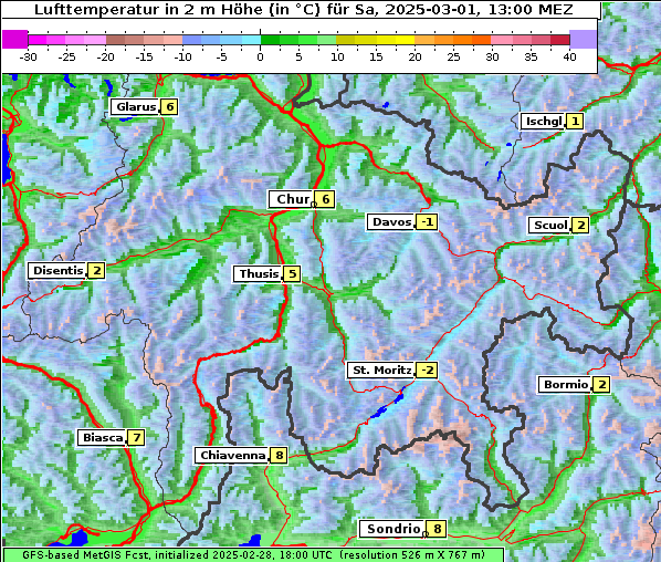 Temperatur, 1. 3. 2025