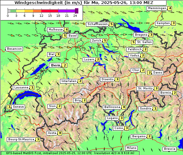 Wind, 26. 5. 2025