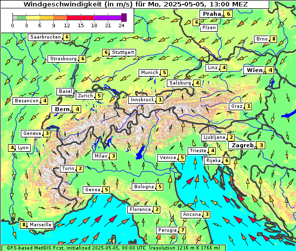 Wind, 5. 5. 2025