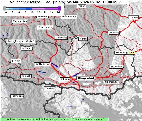 Neuschnee, 2. 2. 2026