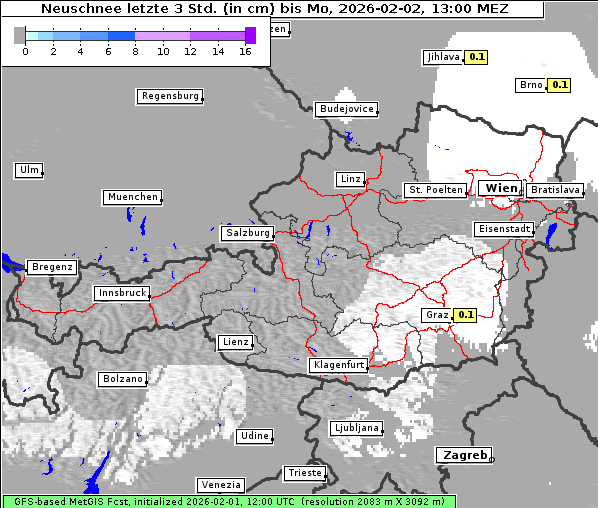 Neuschnee, 2. 2. 2026