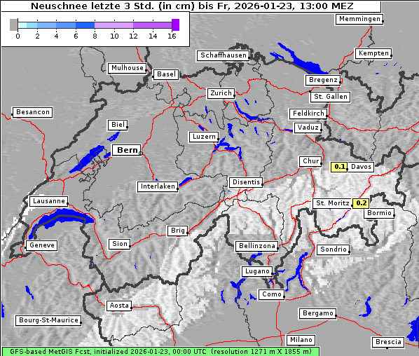 Neuschnee, 23. 1. 2026