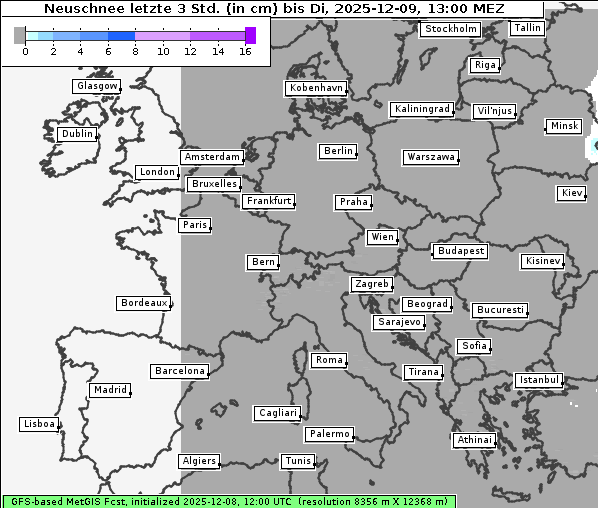 Neuschnee, 9. 12. 2025