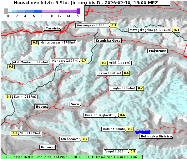 Neuschnee, 10. 2. 2026