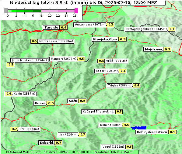 Niederschlag, 10. 2. 2026