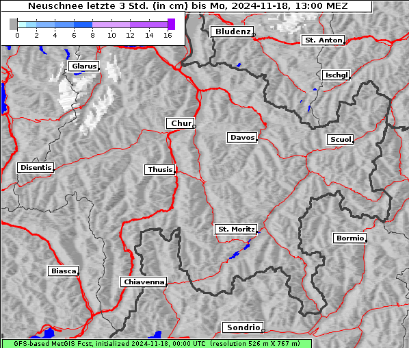 Neuschnee, 18. 11. 2024