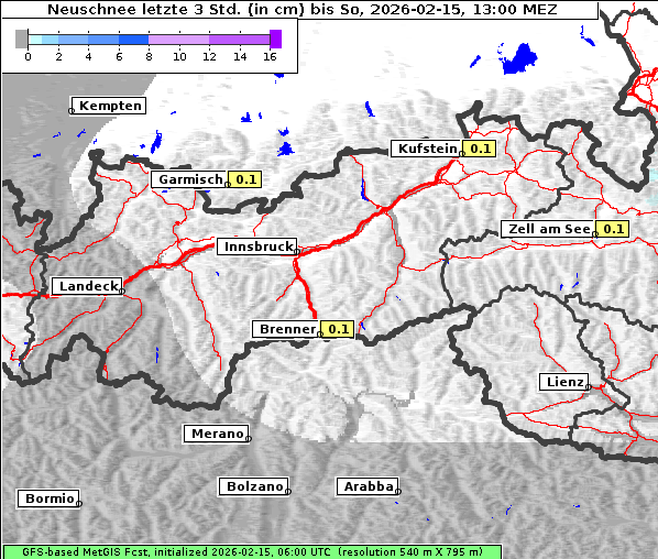 Neuschnee, 15. 2. 2026