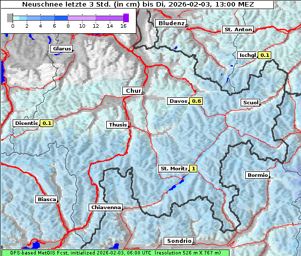 Neuschnee, 3. 2. 2026
