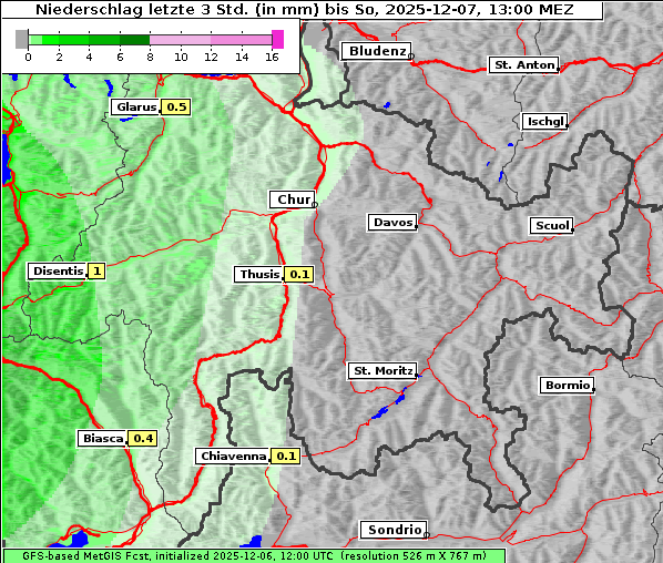 Niederschlag, 7. 12. 2025