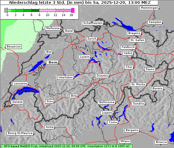 Niederschlag, 20. 12. 2025