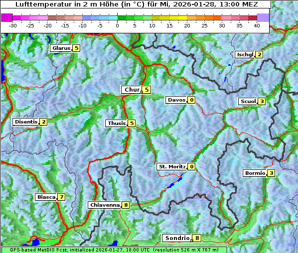 Temperatur, 28. 1. 2026