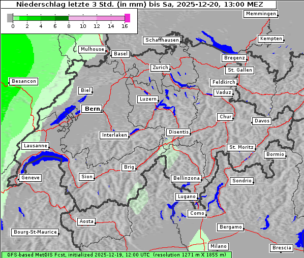 Niederschlag, 20. 12. 2025