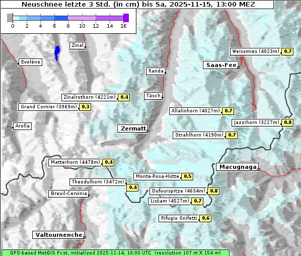 Neuschnee, 15. 11. 2025