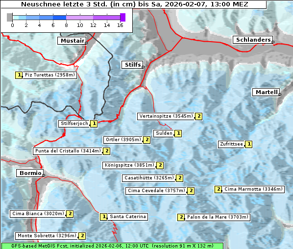 Neuschnee, 7. 2. 2026