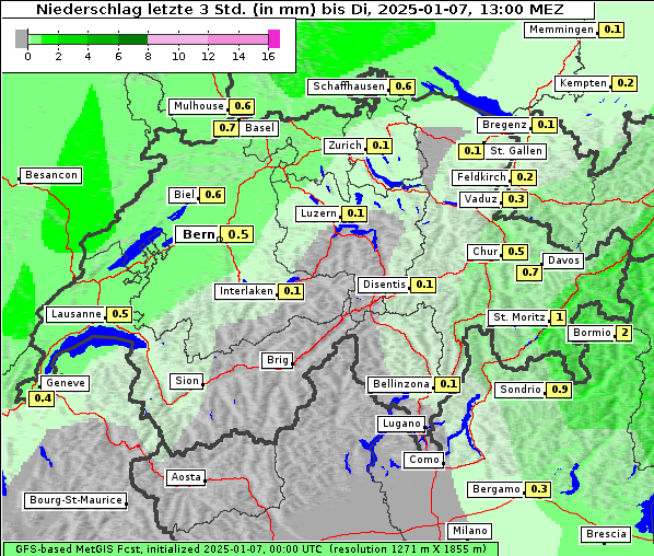 Niederschlag, 7. 1. 2025