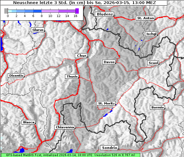 Neuschnee, 15. 3. 2026