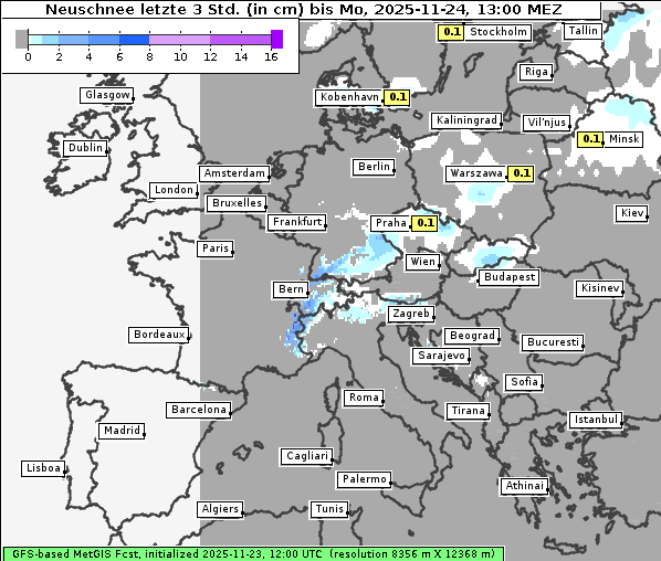 Neuschnee, 24. 11. 2025
