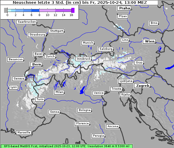 Neuschnee, 24. 10. 2025