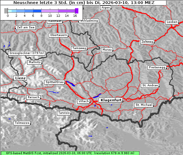 Neuschnee, 10. 3. 2026