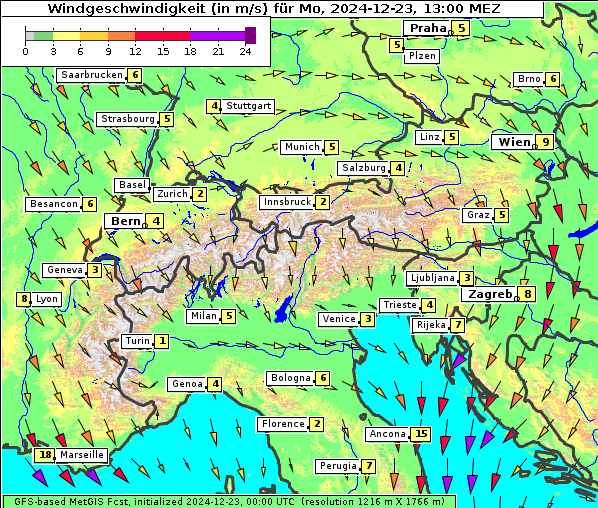 Wind, 23. 12. 2024