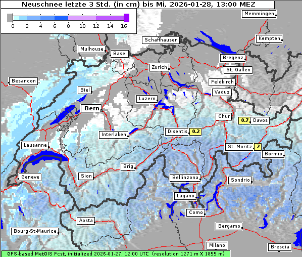 Neuschnee, 28. 1. 2026