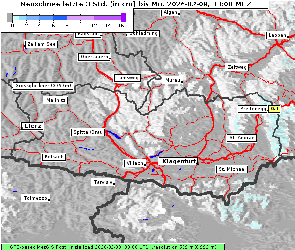 Neuschnee, 9. 2. 2026