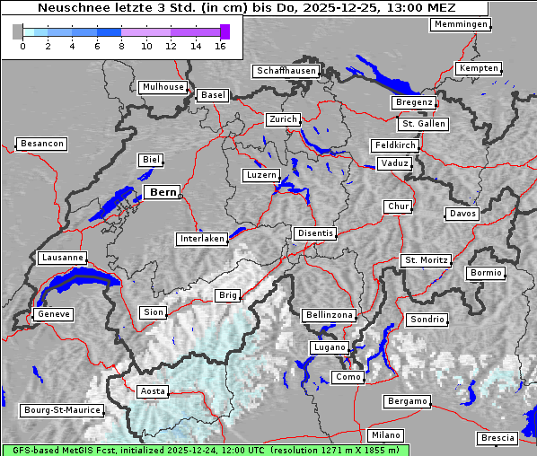 Neuschnee, 25. 12. 2025