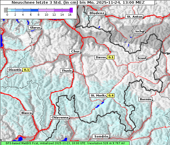Neuschnee, 24. 11. 2025