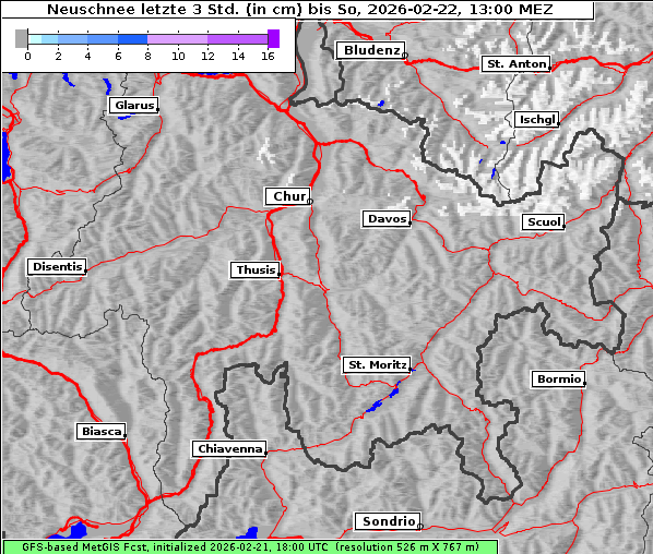 Neuschnee, 22. 2. 2026