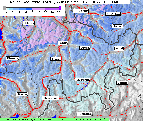 Neuschnee, 27. 10. 2025