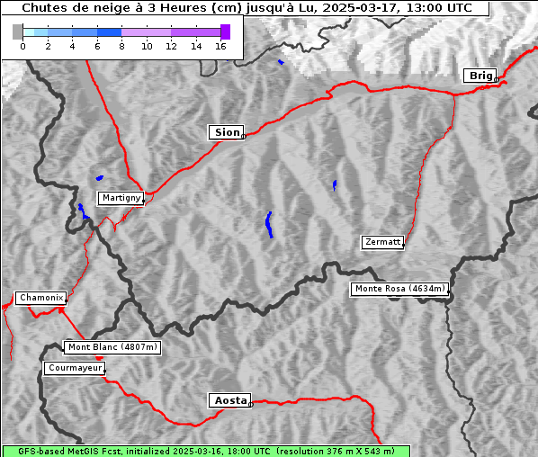 Neuschnee, 17. 3. 2025