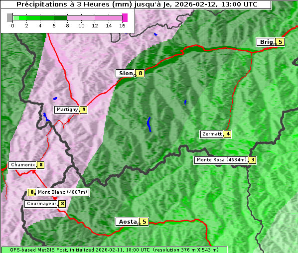 Niederschlag, 12. 2. 2026