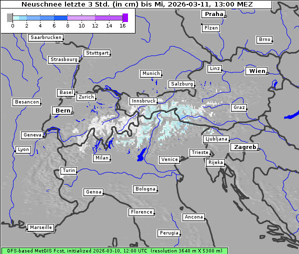 Neuschnee, 11. 3. 2026
