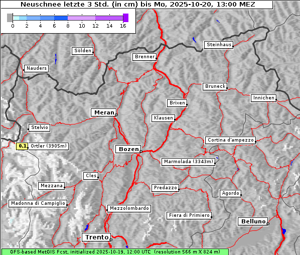 Neuschnee, 20. 10. 2025