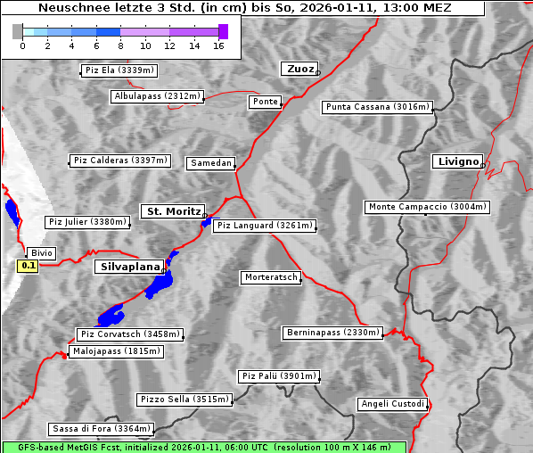 Neuschnee, 11. 1. 2026