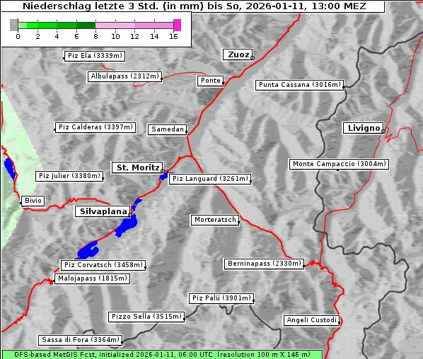 Niederschlag, 11. 1. 2026