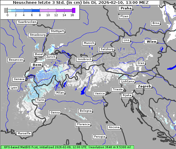 Neuschnee, 10. 2. 2026