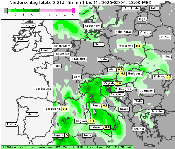 Niederschlag, 4. 2. 2026